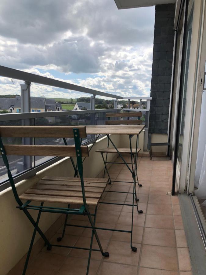 Ferienwohnung Bleu Sale - F2 Courseulles Avec Balcon Exterior foto