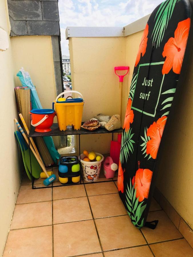 Ferienwohnung Bleu Sale - F2 Courseulles Avec Balcon Exterior foto