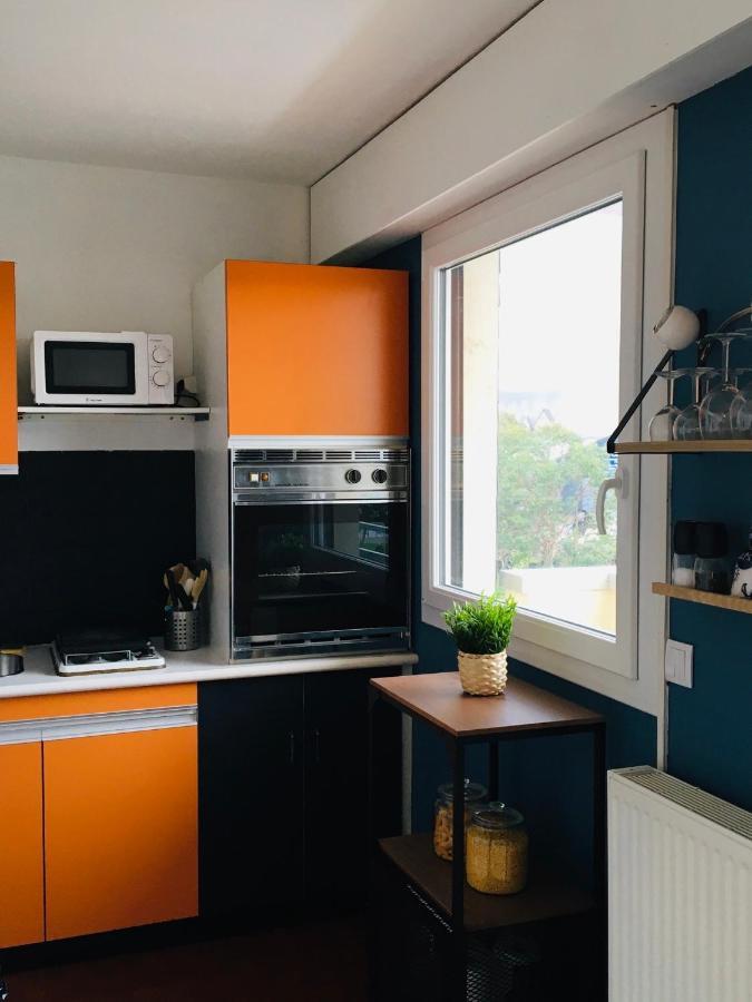 Ferienwohnung Bleu Sale - F2 Courseulles Avec Balcon Exterior foto